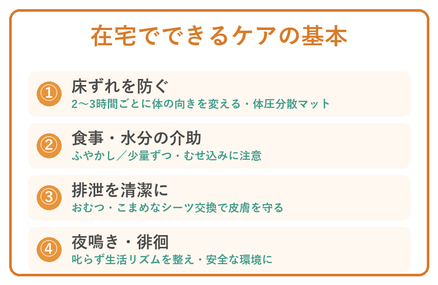 老犬老猫の在宅介護の基本 床ずれ予防 食事介助 排泄ケア 夜鳴き対応